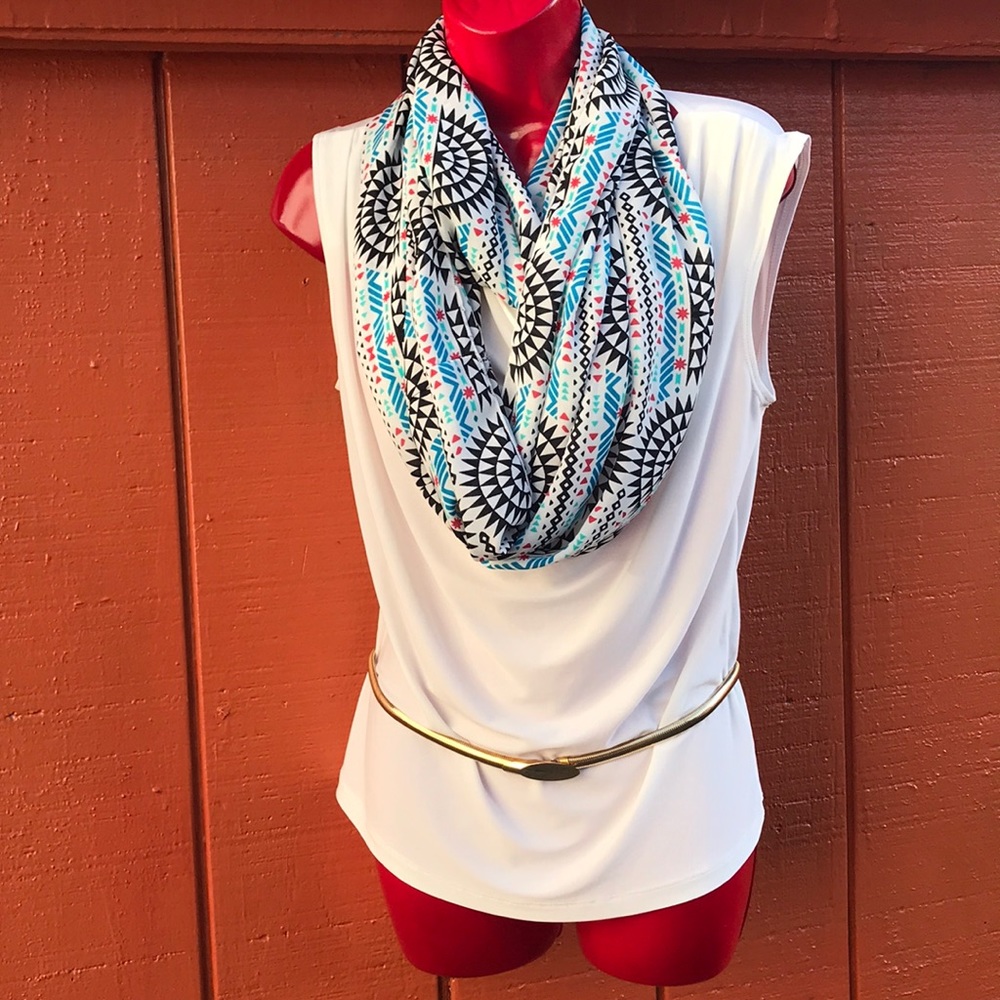 💥💥sold💥Retro”funky scarf, with amazing patterns